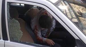 الضابط الإيراني حسن صياد خوداياري مقتولا في سيارته