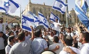 مسيرة الإعلام للسمتوطنين اليهود