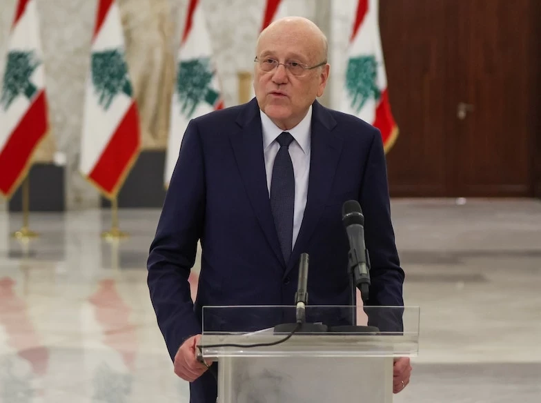 نجيب ميقاتي رئيس الحكومة اللبنانية(وكالات)