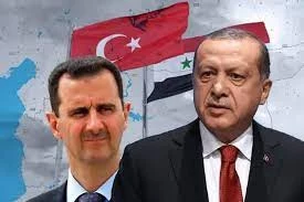 الرئيس التركي رجب طيب أوردغان ورئيس النظام السوري بشار الأسد