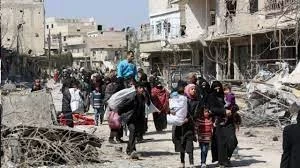 لاجئون سوريون يهربون من جرائم النظام في سوريا