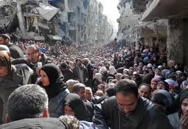 صورة تعبيرية عن معاناة الشعب السوري جراء جرائم النظام السوري