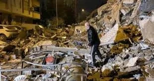 جانب من الدمار بسبب الزلزال الذي ضرب المدن السورية