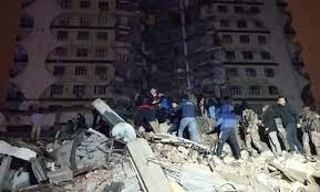 أثار الدمار في تركيا بعد الزلزال الذي ضرب جنوب تركيا وشمال سوريا