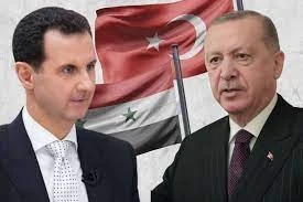 الرئيس التركي رجب طيب أوردغان ورئيس النظام السوري بشار الأسد