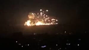 ضربة اسرائيلية على اهداف ايرانية في محيط دمشق