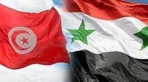 علم تونس وعلم النظام السوري