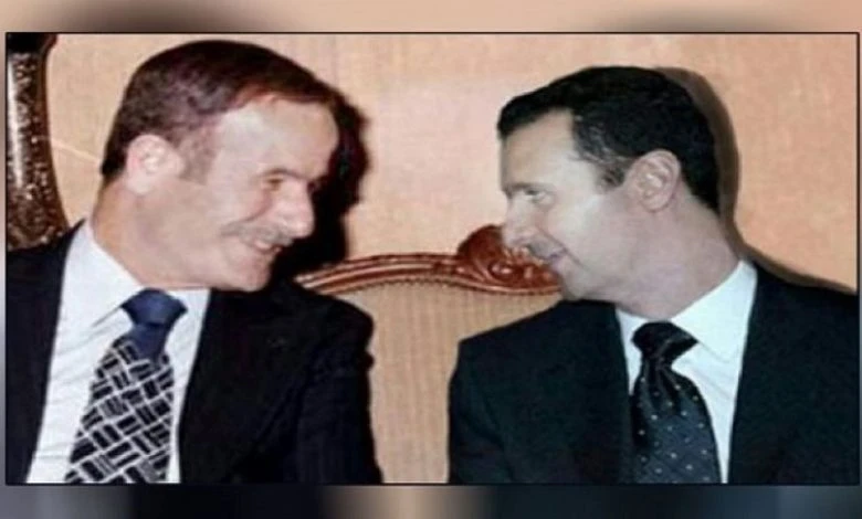 حافظ الأسد وبشار الأسد