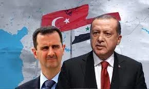 الرئيس التركي رجب طيب أردوغان ورئيس النظام السوري بشار الاسد