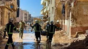 إعصار دانييل في مدينة درنة الليبية
