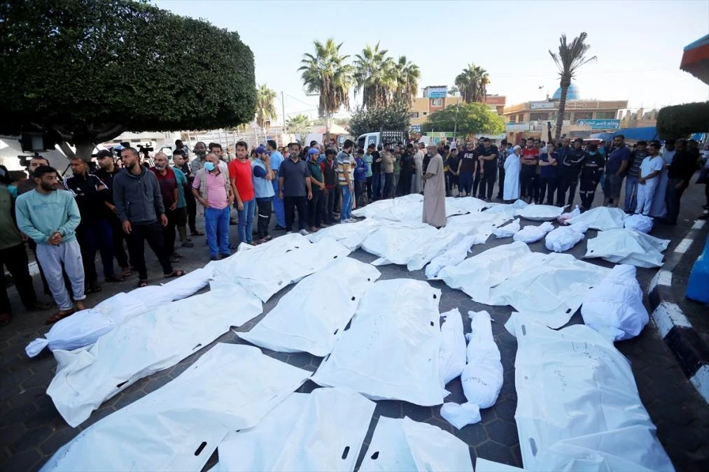صور جثامين القتلى في قطاع غزة