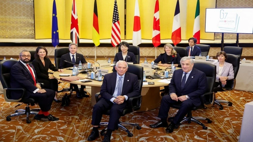 وزراء خارجية الدول السبع