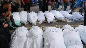 جثامين الغزيين الذين قتلتهم دولة الاحتلال في غزة