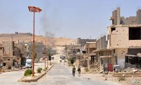 منتطقة تدمر في البادية السورية