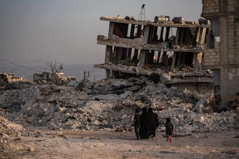 مخلفات زلزال سوريا