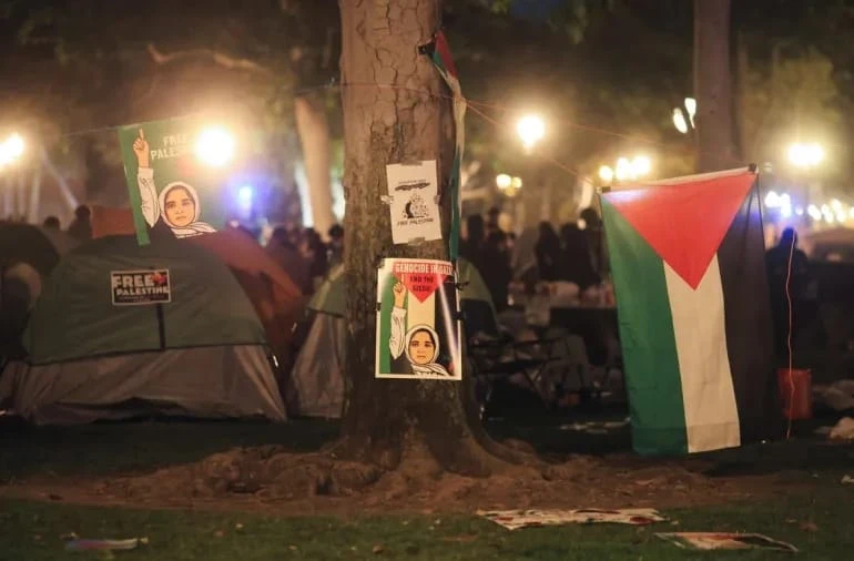 مظاهرات في الولايات المتحدة الامريكية دعماً لغزة