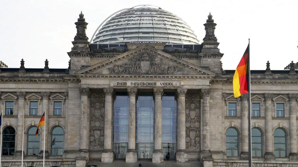 مبنى الرايخستاغ (Reichstag) في برلين، ألمانيا