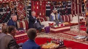 ولي العهد السعودي محمد بن سلمان مع السيناتور الأمريكي ليندي غراهام