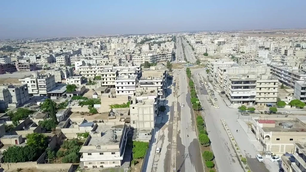 مدينة منبج شرقي حلب