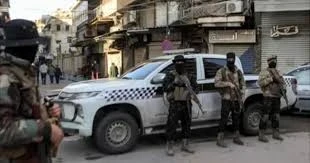 قوات الأمن العام في مدينة جبلة