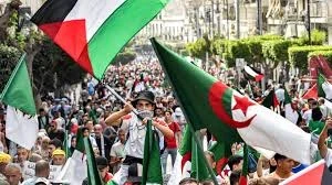 حزائريون يتظاهرون لنصرة غزة