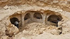 مقابر بيزنطية مكتشفة في معرة النعمان