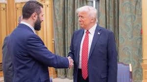 الرئيس السوري أحمد الشرع والرئيس الأمريكي دونالد ترامب