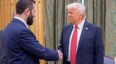 الرئيس السوري أحمد الشرع والرئيس الأمريكي دونالد ترامب