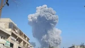 انفجار في كفر تخاريم في منطقة ادلب