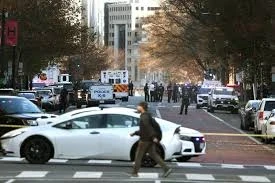 اصابة عنصري امن في واشنطن