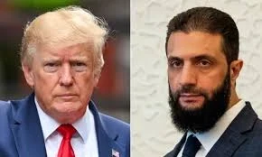 الرئيس السوري أحمد الشرع والرئيس الأمريكي دونالد ترامب