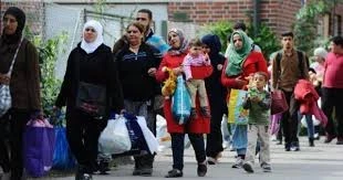 لاجئون سوريون