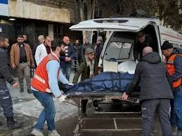 احد المصابين برصاص قسد في حلب