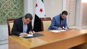 الرئيس السوري أحمد الشرع وقائد قوات سوريا الديمقراطية مظلوم عبدي