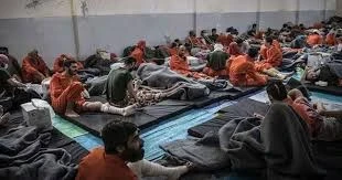 سجناء داعش في شمال سوريا