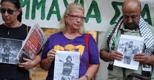 وقفة احتجاجية ضد مقتل الصحفيين