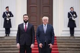 الرئيس احمد الشرع مع الرئيس الالماني فرانك ولتر  شتاينمر