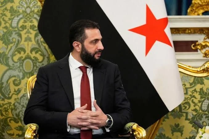 الرئيس السوري أحمد الشرع