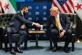 الرئيس الامريكي دونالد ترامب والرئيس السوري أحمد الشرع