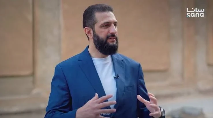 الرئيس السوري أحمد الشرع