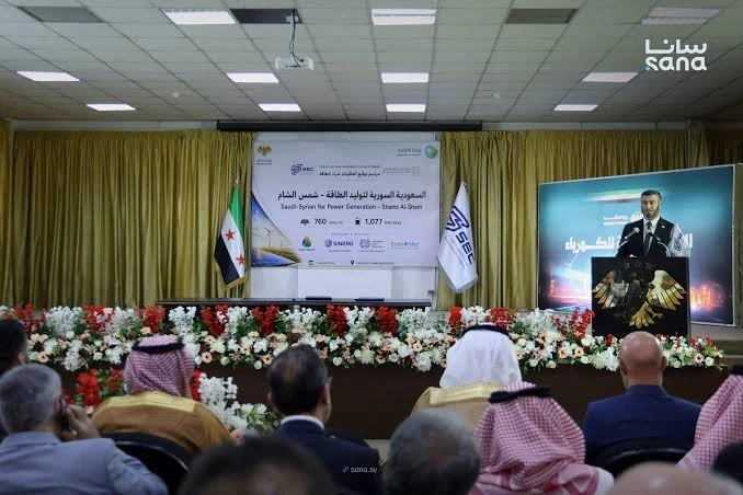 اتفاقية بناء محطات طاقة شمسية بين سوريا والسعودية