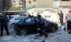 صورة ارشيفية لقصف سيارة بطائرة مسيرة