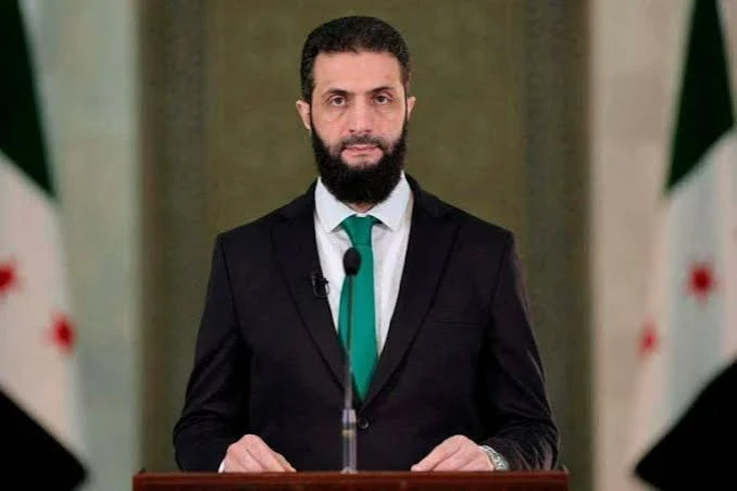 الرئيس السوري أحمد الشرع