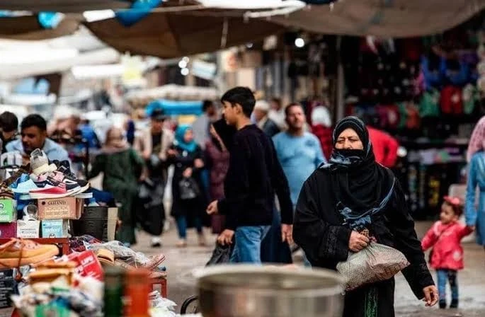 احدالأسواق السورية في دمشق
