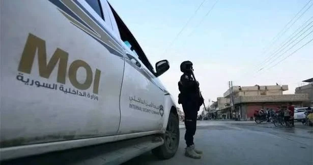 دورية أمن في مدينة الحسكة