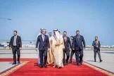 وزير الخارجية السوري أسعد الشيباني في زيارة للبحرين