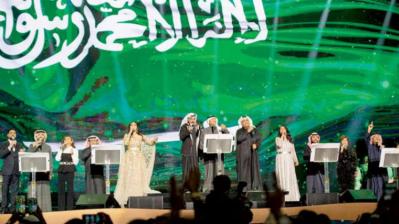 الرياض استقبلت السنة الجدية بأقطاب الفن العربي