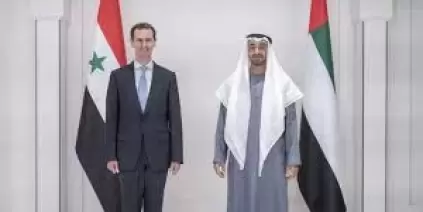 رئيس النظام السوري بشار الأسد يزور الإمارات