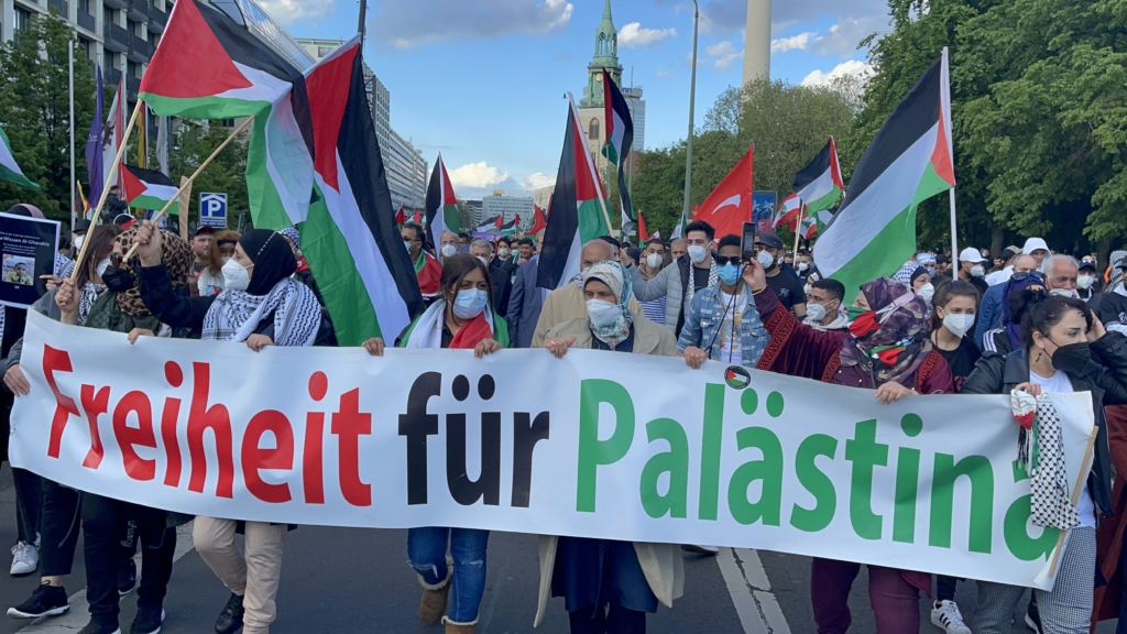 مظاهرات في عدة عواصم ومدن أوربية دعما للفلسطينيين