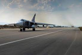 طائرة روسية في قاعدة حميميم السورية